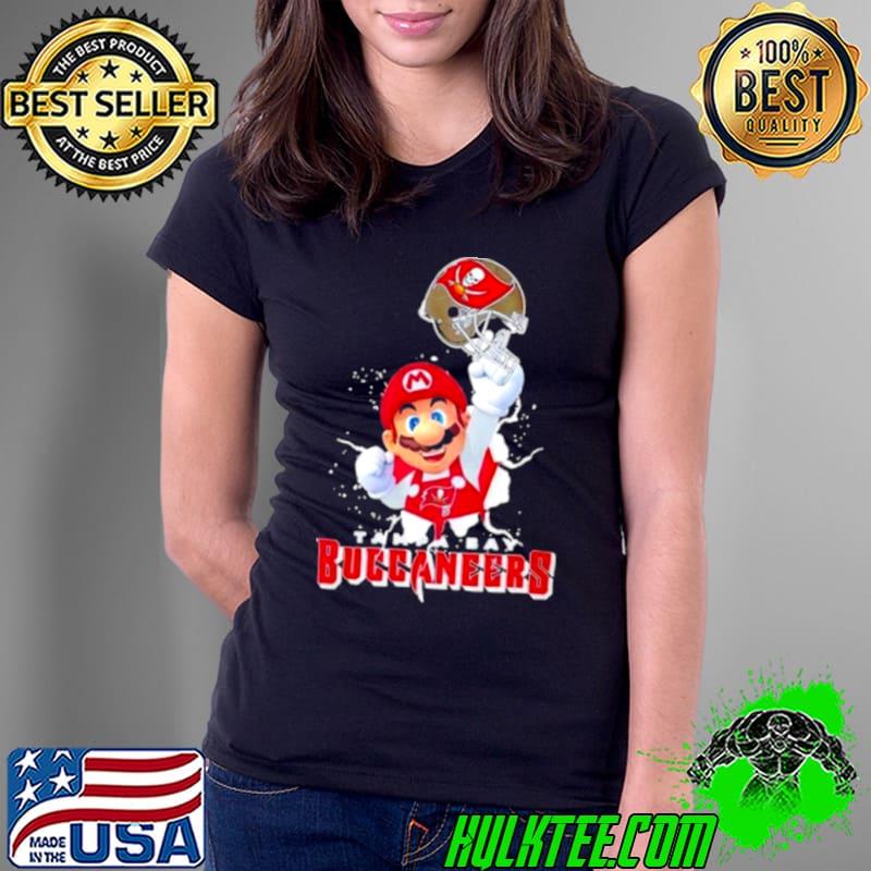 Super Mario X Nfl Tampa Bay Buccaneers Football shirt