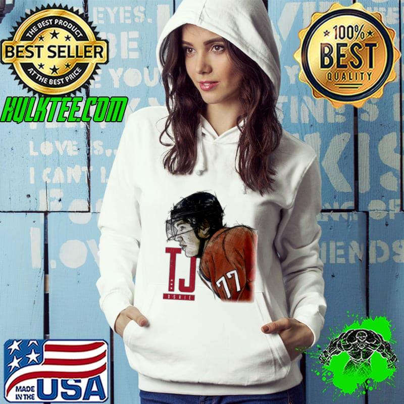 T.J. Oshie American professional ice hockey right winger Washington Sketch T-Shirt
