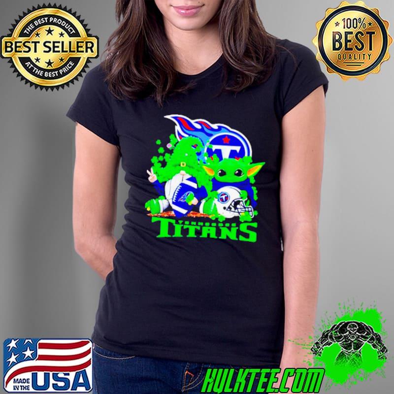 Tennessee Titans Baby Yoda Happy St.Patrick’s Day Shamrock shirt