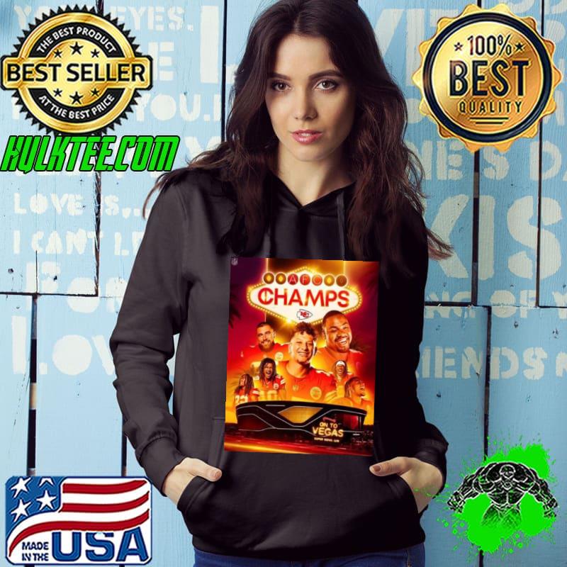 The Chiefs Are AFC Champions For The 4th Time In The Last 5 Years NFL Playoffs Season 2023 2024 Super Bowl LVIII T Shirt