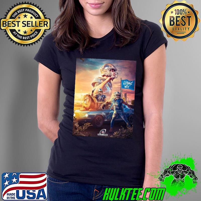 The Detroit Lions Drive Away With A Super Wildcard Weekend Win NFL Playoff Shirt