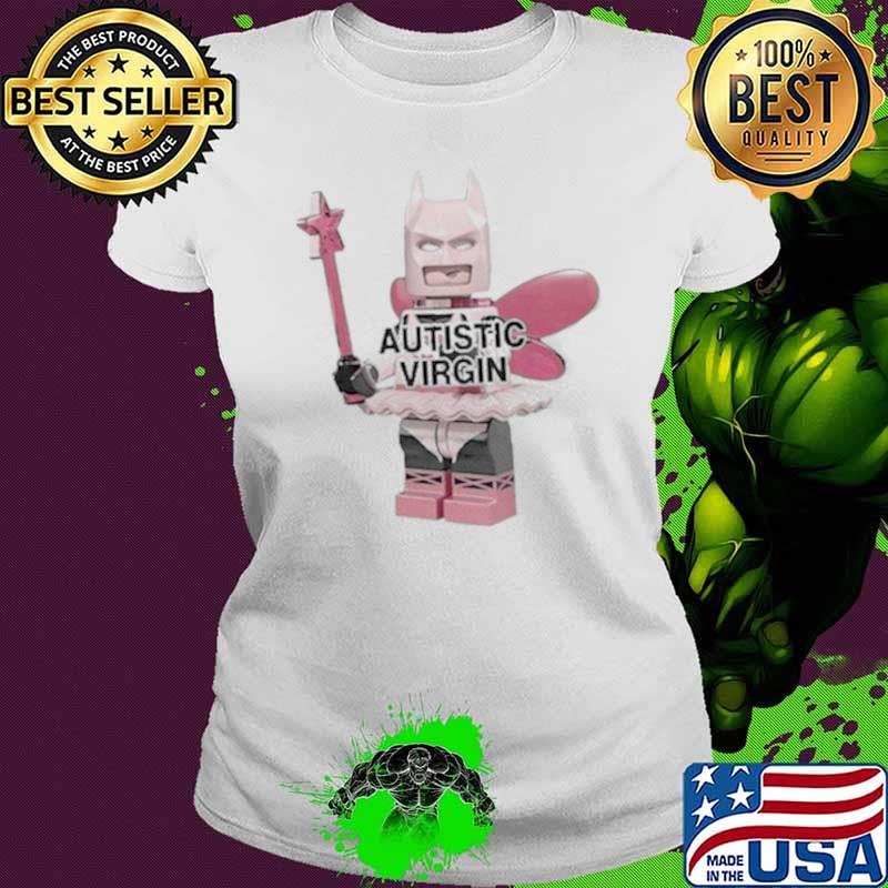 Top dippy Autistic Virgin Batman Shirt