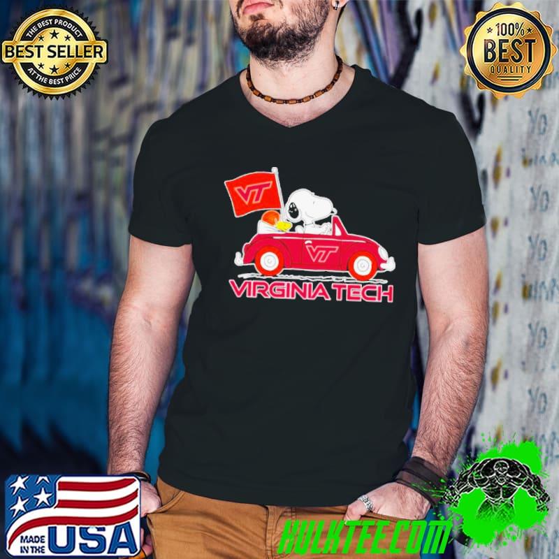 Top virginia Tech Hokies Snoopy and WoodStock Proud fan shirt