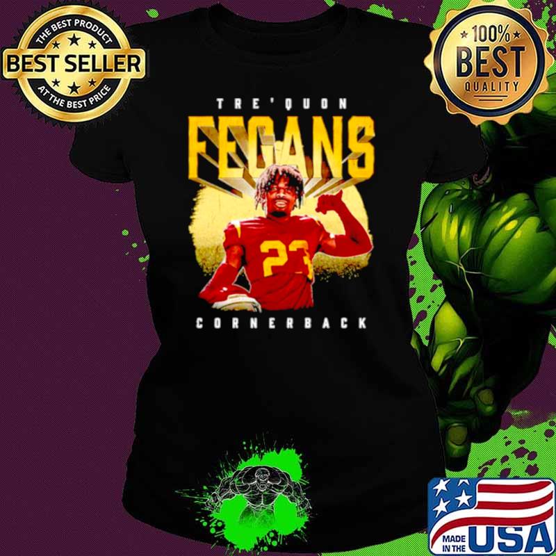 Tre’Quon Fegans college pose shirt