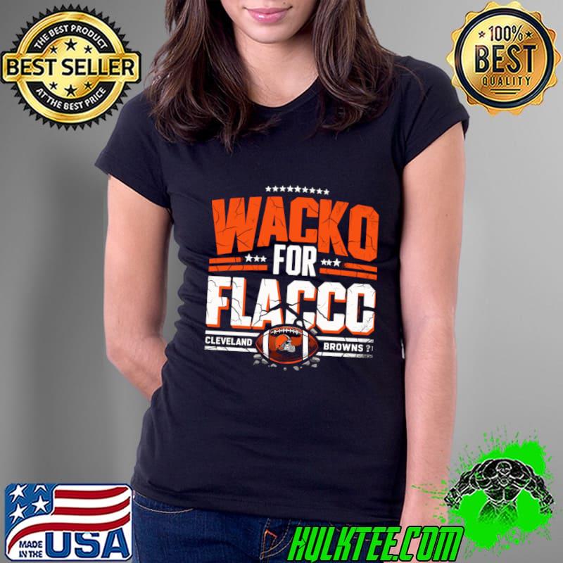 Wacko For Flacco with football helmet distressed effect T-Shirt Ladies Tee Wacko For Flacco with football helmet distressed effect T-Shirt Ladies Tee