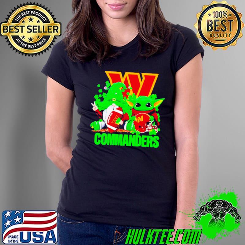 Washington Commanders Baby Yoda Happy St.Patrick’s Day Shamrock shirt