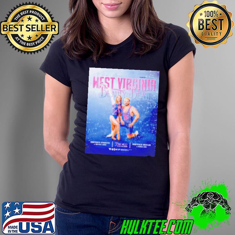 West Virginia meet day Beauty and the Beast poster shirt