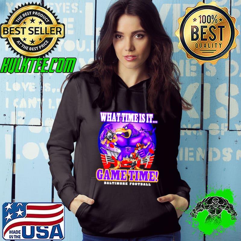 What-time-is-it-game-time-Baltimore-football-shirt What-time-is-it-game-time-Baltimore-football-shirt