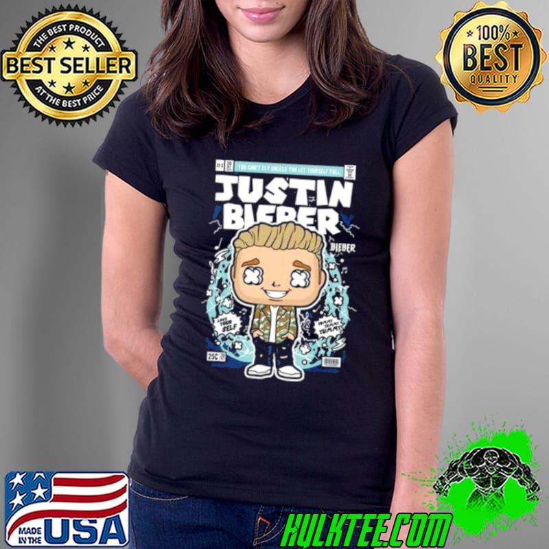 You Can’t Fly Unless You Let Yourself Fall Justin Bieber Softstyle Shirt