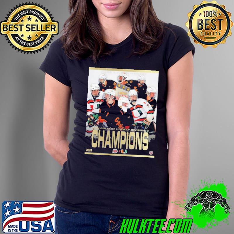 2024 AAU College Hockey Division 3 Champions Are University Of Miami Hurricanes Shirt