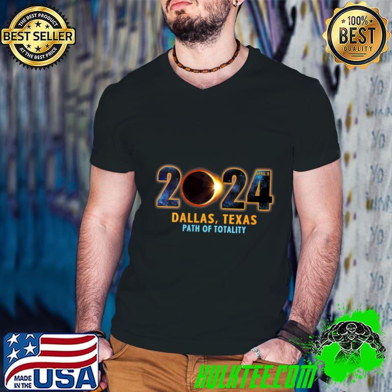 2024 Dallas texas path of totality sun T-Shirt