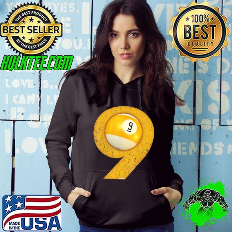9 Ball Pool Ball Art Shirt Hoodie 9 Ball Pool Ball Art Shirt Hoodie