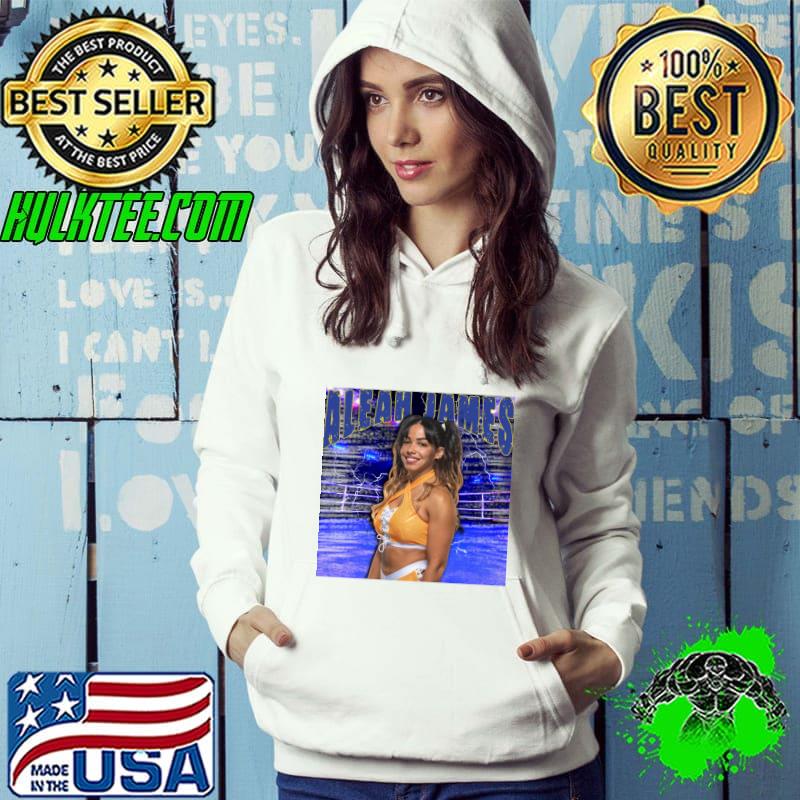 Aleah James an English professional wrestler previously T-Shirt