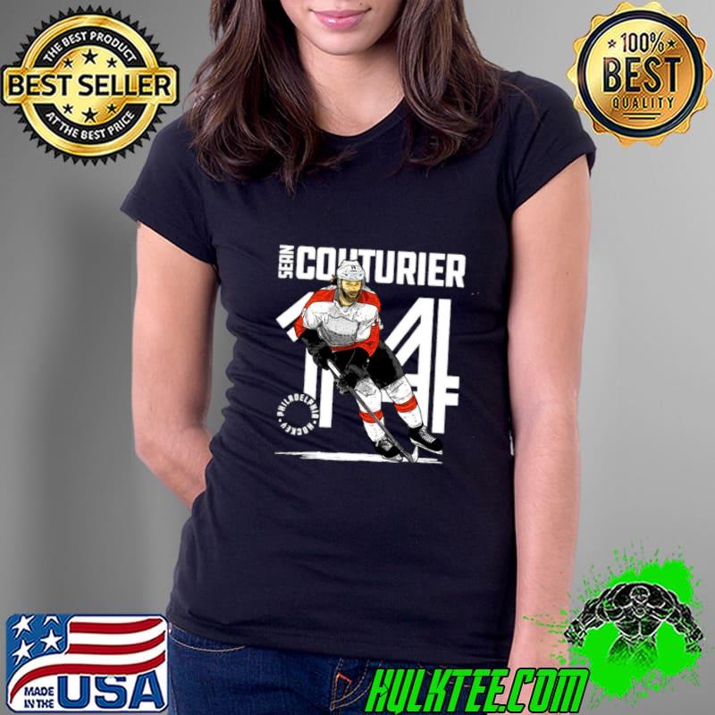 American-born Canadian professional ice hockey sean couturier T-Shirt Ladies Tee American-born Canadian professional ice hockey sean couturier T-Shirt Ladies Tee