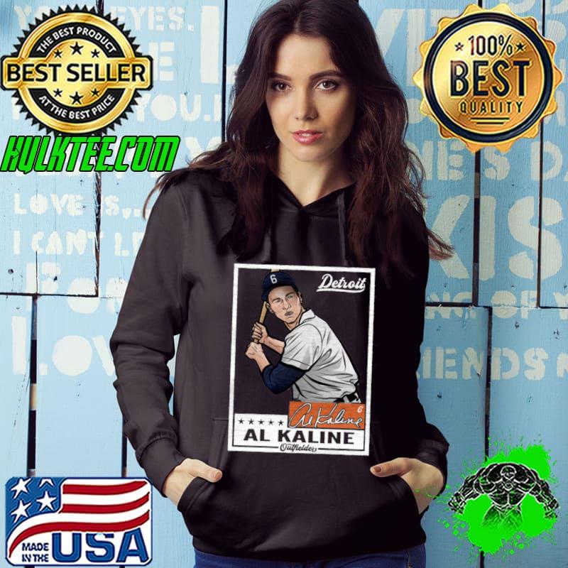 American professional baseball right fielder al kaline throwback card T-Shirt