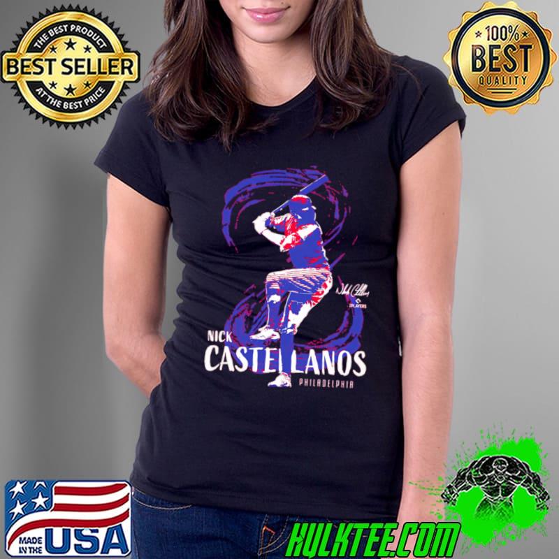 American professional baseball right fielder third baseman Philadelphia Phillies signature nick castellanos T-Shirt