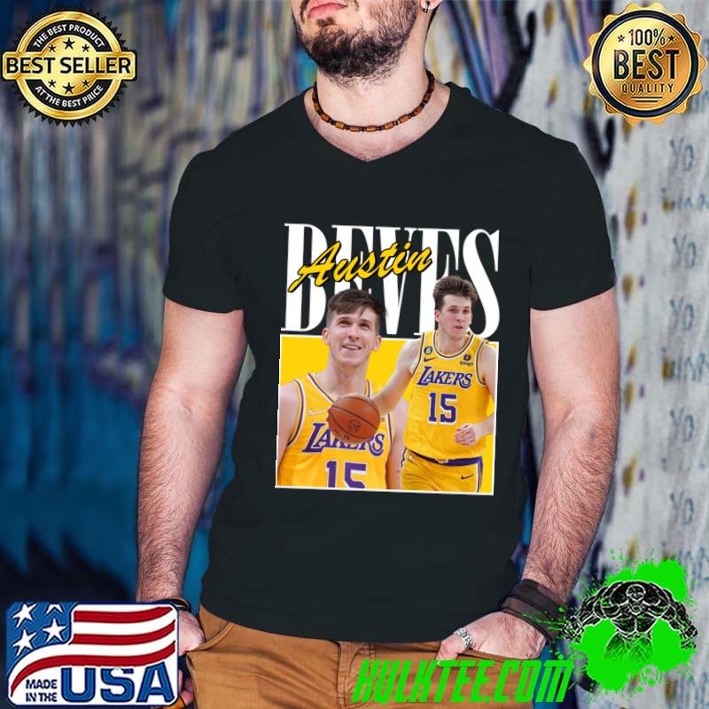 American professional basketball player for the Los Angeles Lakers Austin Reaves T-Shirt Guys V Neck American professional basketball player for the Los Angeles Lakers Austin Reaves T-Shirt Guys V Neck