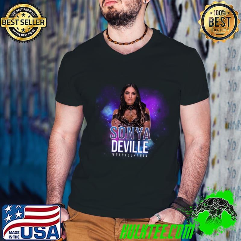 American professional wrestler and mixed martial artist sonya deville wrestle T-Shirt Guys V Neck American professional wrestler and mixed martial artist sonya deville wrestle T-Shirt Guys V Neck
