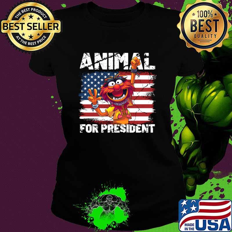 Animal Muppets For President American Flag Animal 2024 T-Shirt