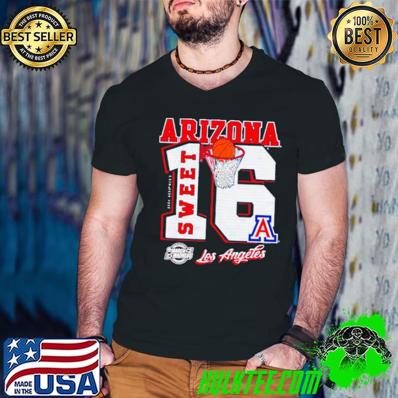 Arizona Wildcats 2024 Men’s Basketball March Madness Sweet 16 Los Angeles shirt