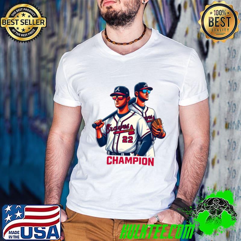 Atlanta Braves Champion American professional baseball team based T-Shirt Guys V Neck Atlanta Braves Champion American professional baseball team based T-Shirt Guys V Neck