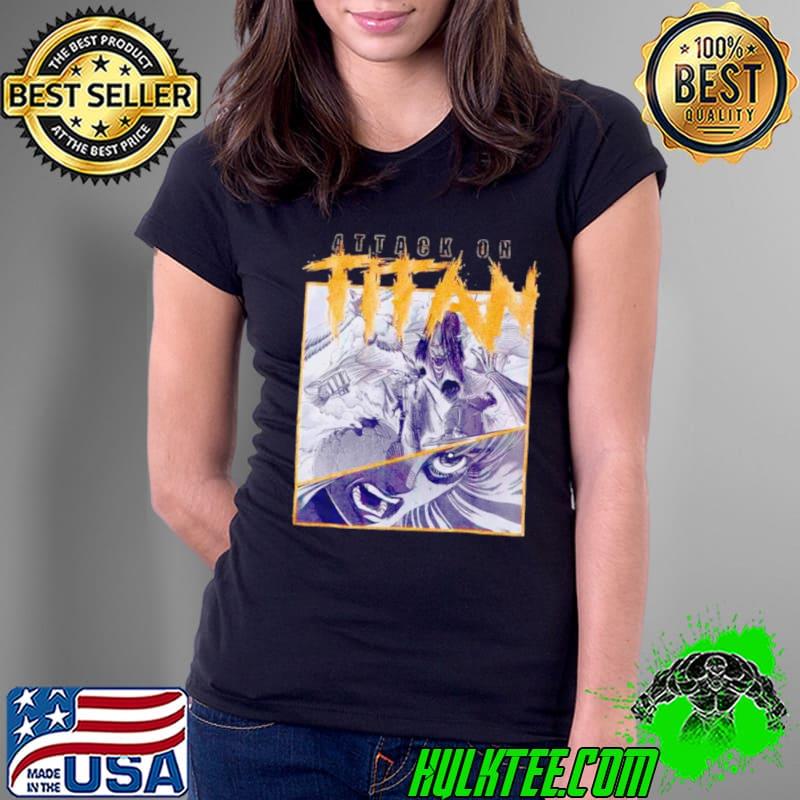 Attack On Titan Final Battle Metallic Print shirt