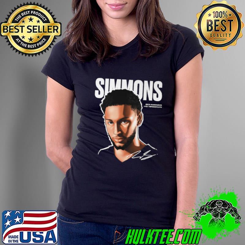 Australian professional basketball player for the Brooklyn Nets ben simmons game face T-Shirt Ladies Tee Australian professional basketball player for the Brooklyn Nets ben simmons game face T-Shirt Ladies Tee