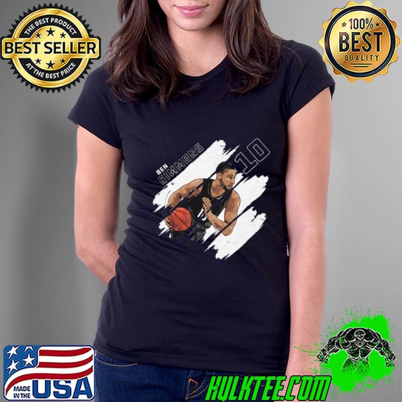 Australian professional basketball player for the Brooklyn Nets ben simmons stripes T-Shirt Ladies Tee Australian professional basketball player for the Brooklyn Nets ben simmons stripes T-Shirt Ladies Tee