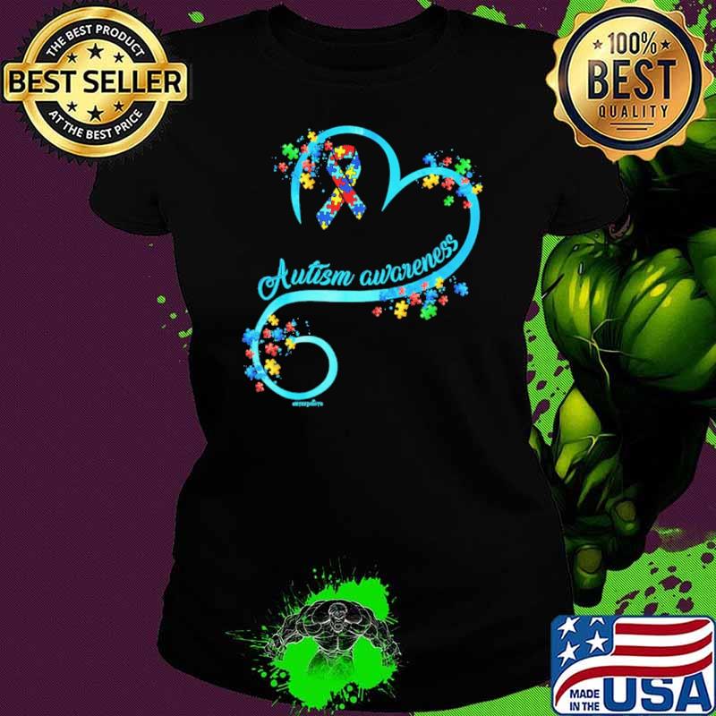 Autism Awareness Heart Colors shirt