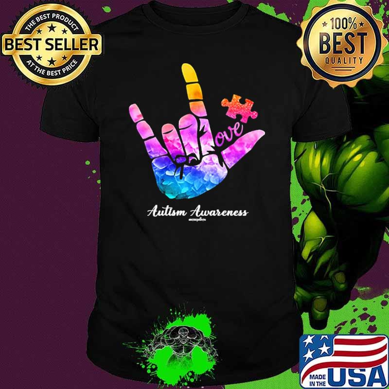Autism Awareness Love HAnd rock s Unisex Autism Awareness Love HAnd rock s Unisex