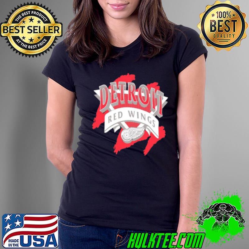 Awesome blood Stains Wings Vintage Detroit Hockey shirt