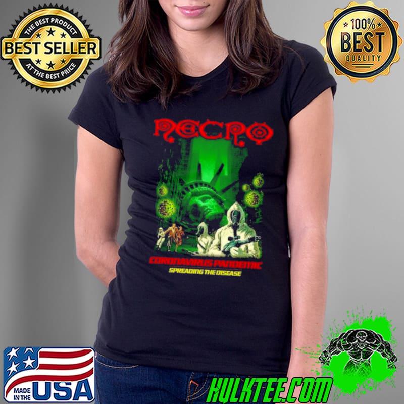 Awesome necro Coronavirus Spreading The Disease shirt
