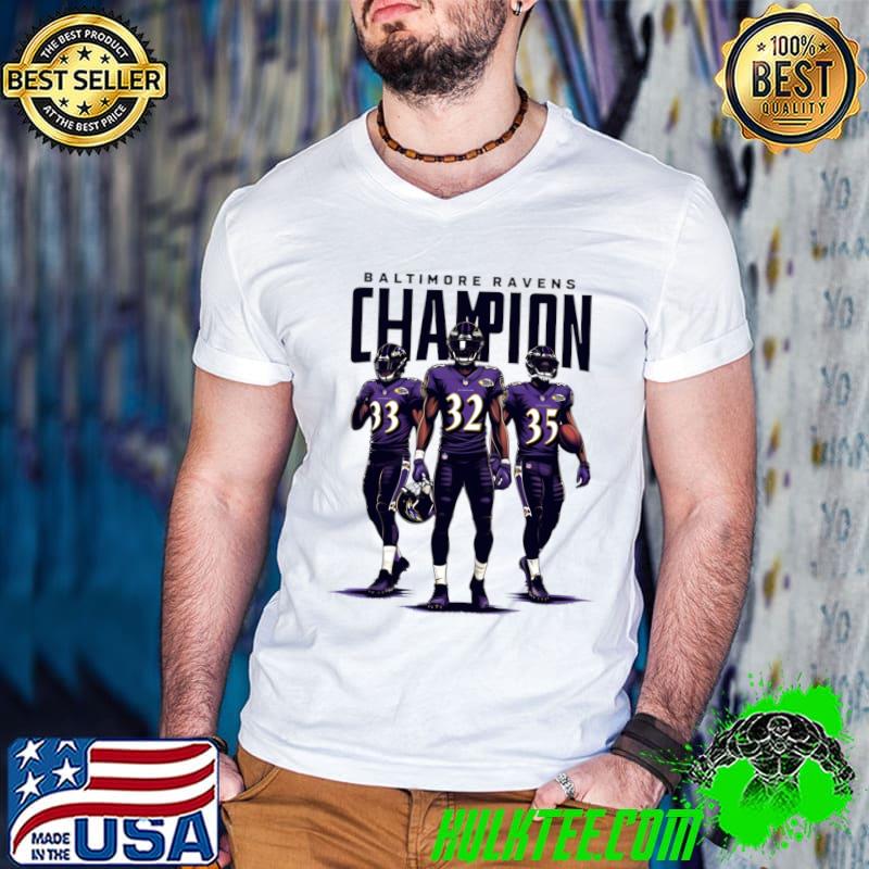 Baltimore Ravens professional American football team based in Baltimore Champion T-Shirt Guys V Neck Baltimore Ravens professional American football team based in Baltimore Champion T-Shirt Guys V Neck