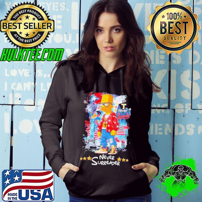 Bart Simpson Never Surrender American 2024 shirt