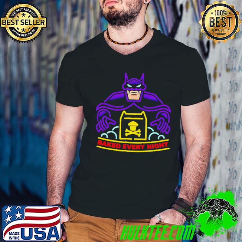 Batman baked every night shirrt Guys V Neck Batman baked every night shirrt Guys V Neck