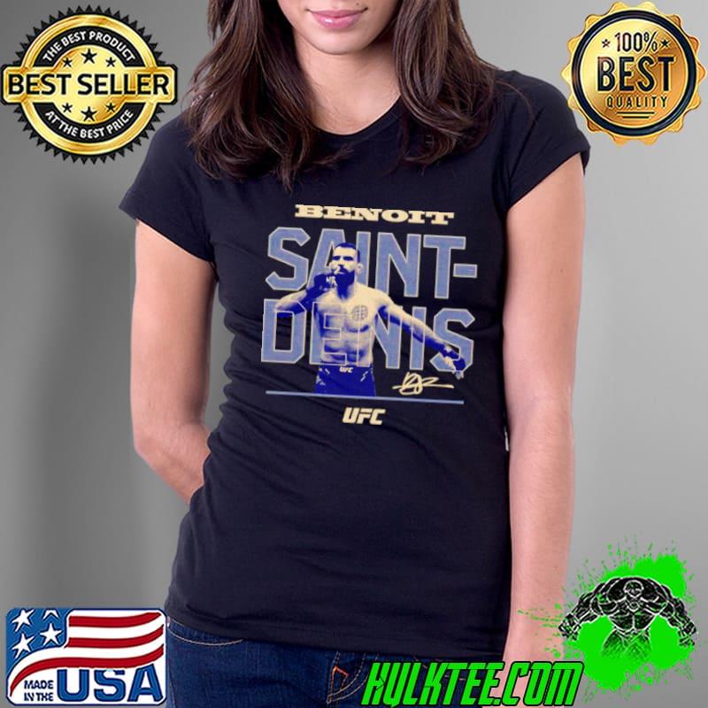 Benoit Saint Denis Ufc Bitmap Retro Signature Shirt