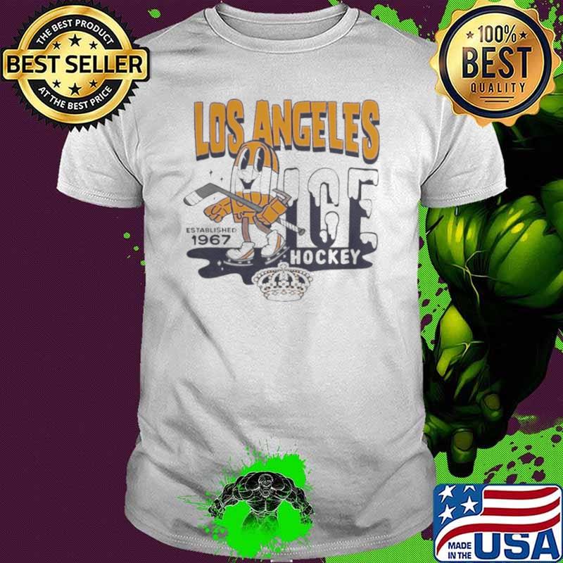 Best los Angeles Kings Mitchell And Ness Gray Popsicle Shirt