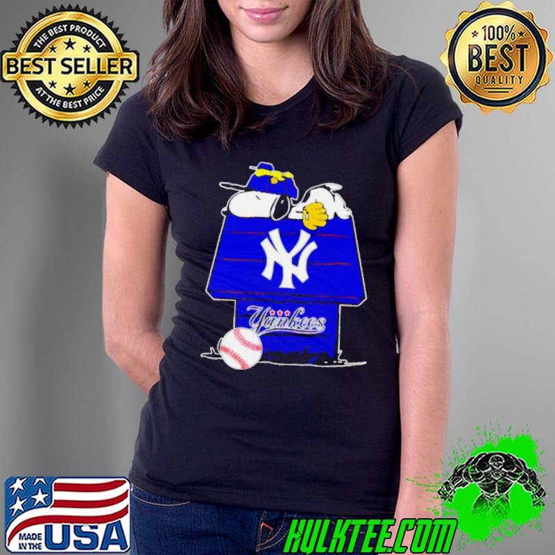 Best new York Yankees Snoopy And Woodstock The Peanuts Baseball Shirt