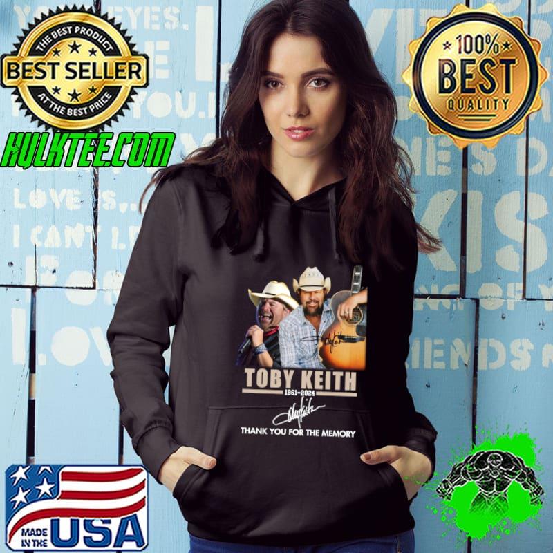 Best toby Keith 1961 2024 signature thank you for the memory Guitarist And Singer T-Shirt