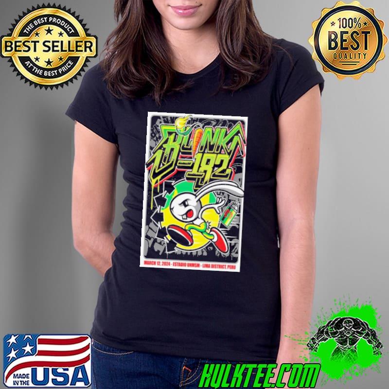 Blink 182 Mar 12 2024 Estadio Unmsm Lima District Peru Shirt Ladies Tee Blink 182 Mar 12 2024 Estadio Unmsm Lima District Peru Shirt Ladies Tee