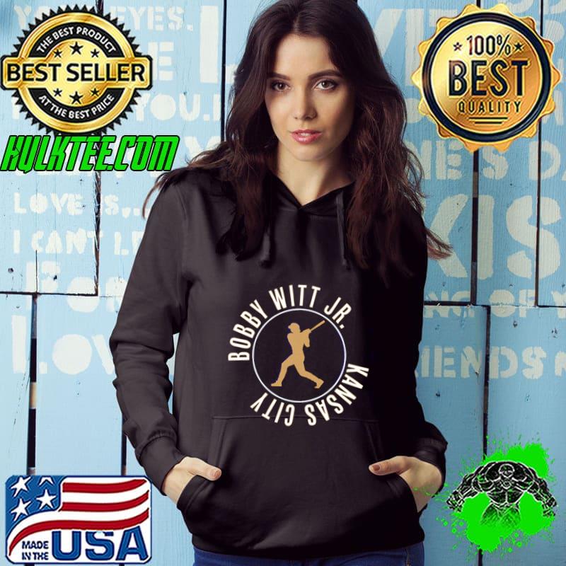 Bobby Witt Jr. Swing Circle American professional baseball shortstop Kansas City Royals T-Shirt Bobby Witt Jr. Swing Circle American professional baseball shortstop Kansas City Royals T-Shirt