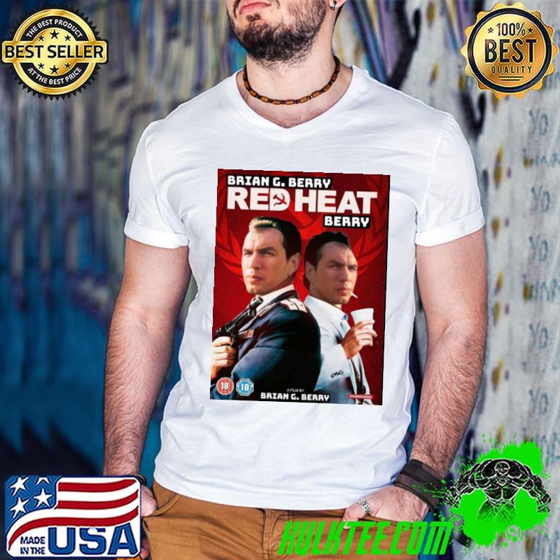 Brian Red Heat Berry Legend Music T-Shirt Guys V Neck Brian Red Heat Berry Legend Music T-Shirt Guys V Neck
