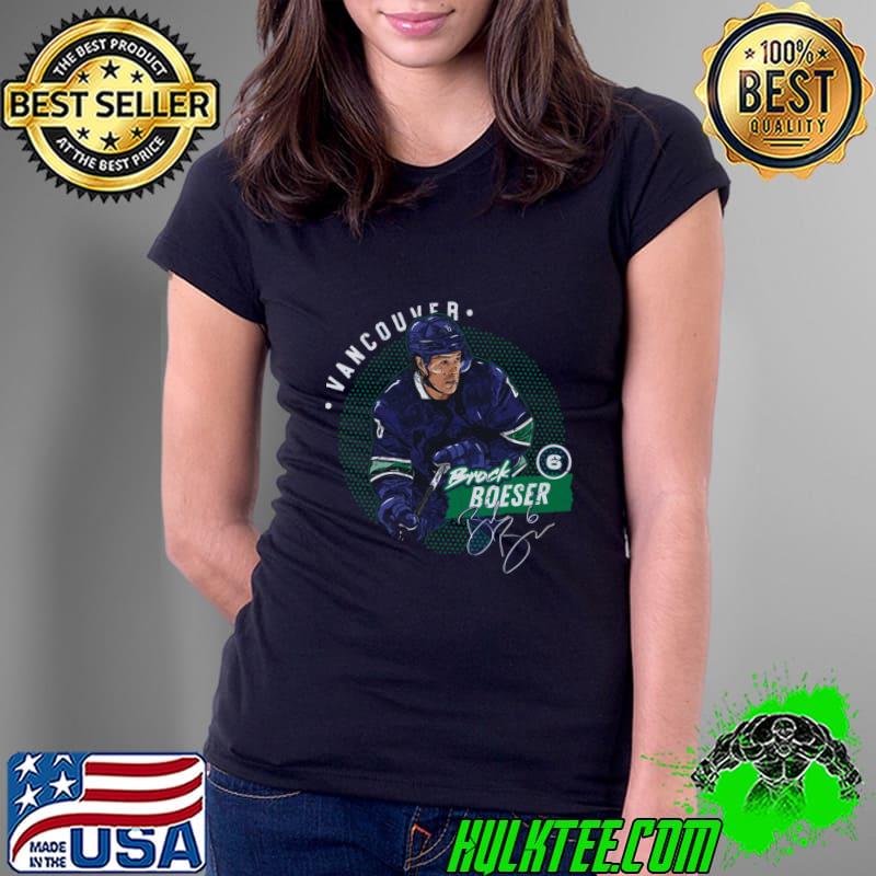 Brock Boeser Vancouver Dots American professional ice hockey player signature T-Shirt