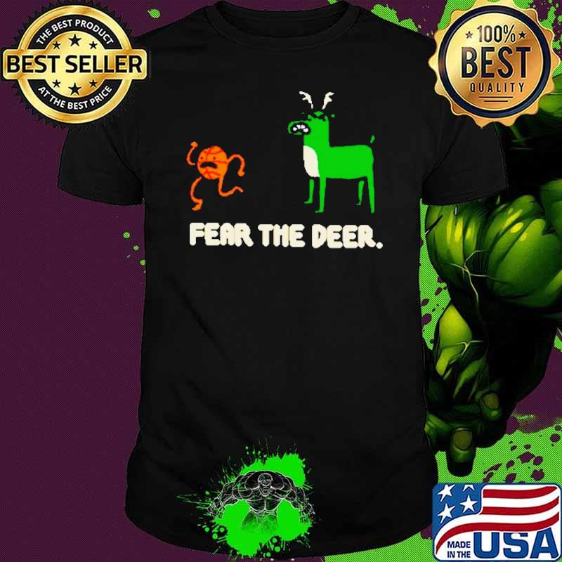 Bucks basketball 2024 fear the deer shirt