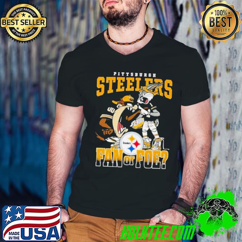 Bugs Bunny And Taz Pittsburgh Steelers Fan Or Foe Shirt