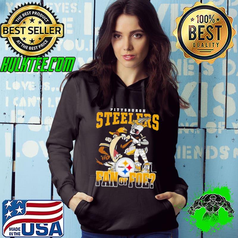 Bugs Bunny And Taz Pittsburgh Steelers Fan Or Foe Shirt Hoodie Bugs Bunny And Taz Pittsburgh Steelers Fan Or Foe Shirt Hoodie