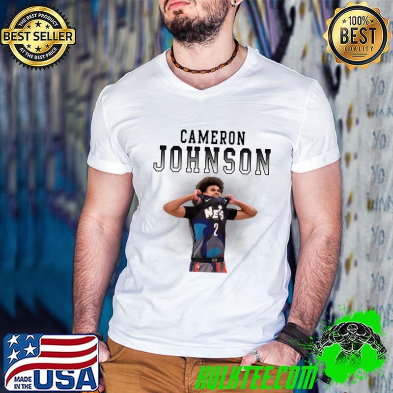 Cameron Johnson American professional basketball player for the Brooklyn Nets T-Shirt Guys V Neck Cameron Johnson American professional basketball player for the Brooklyn Nets T-Shirt Guys V Neck