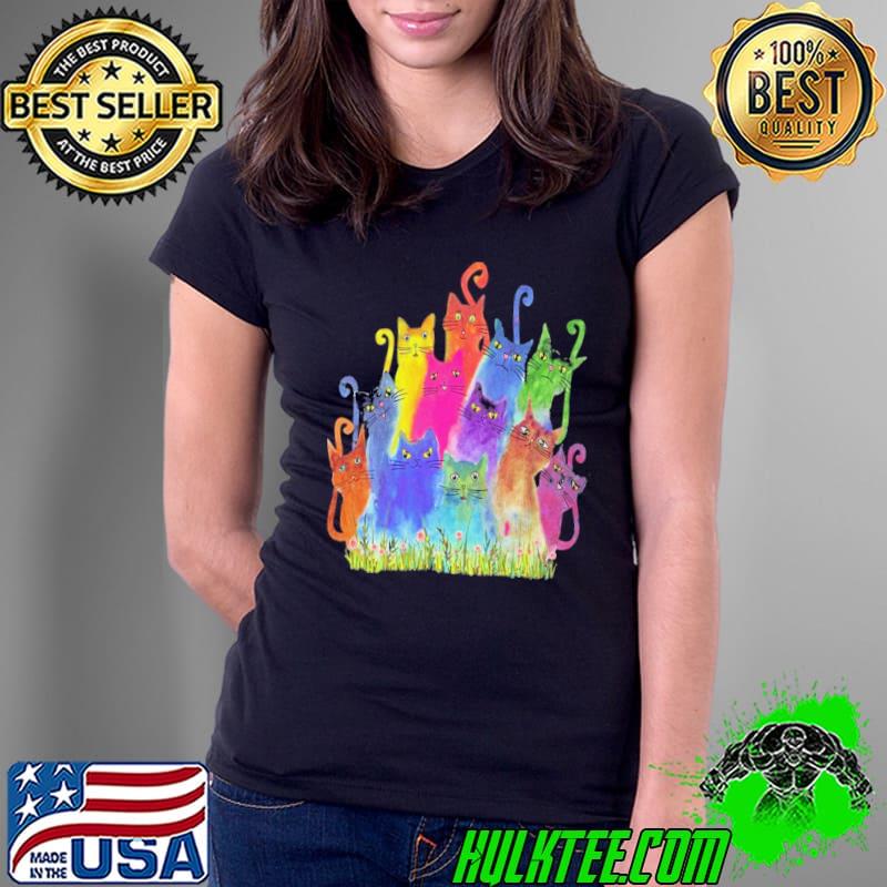 Cats Colorful Lover Cat shirt