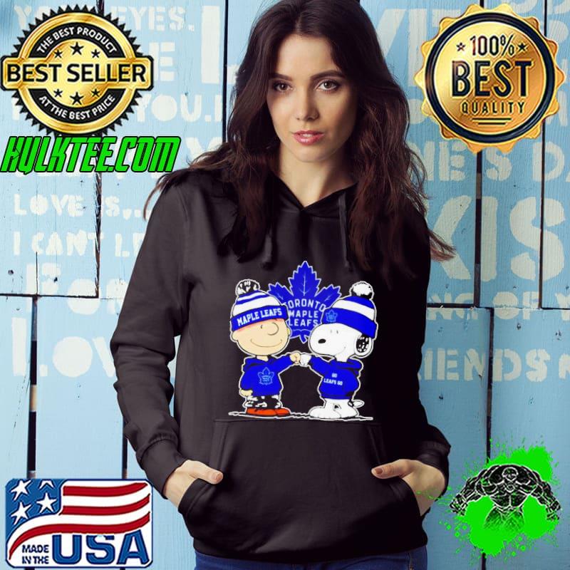 Charlie Brown and Snoopy go Toronto Maple Leafs shirt