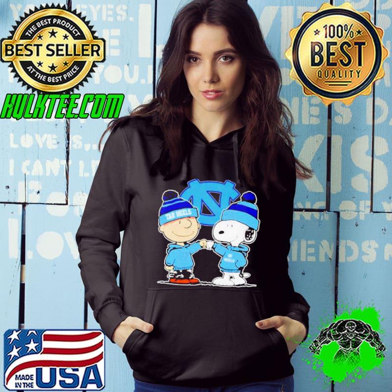 Charlie Brown and Snoopy go UNC Tar Heels shirt